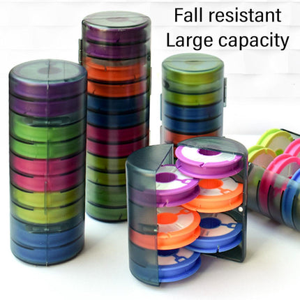 Multi Functional Fishing Line Storage Box Main Shaft Cable Organizer Tackle Case