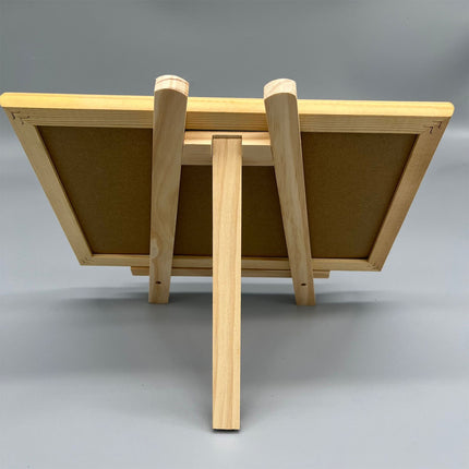 6pcs Tabletop Display Stand A-Frame Artist Easel Beechwood Tripod Wood Holder