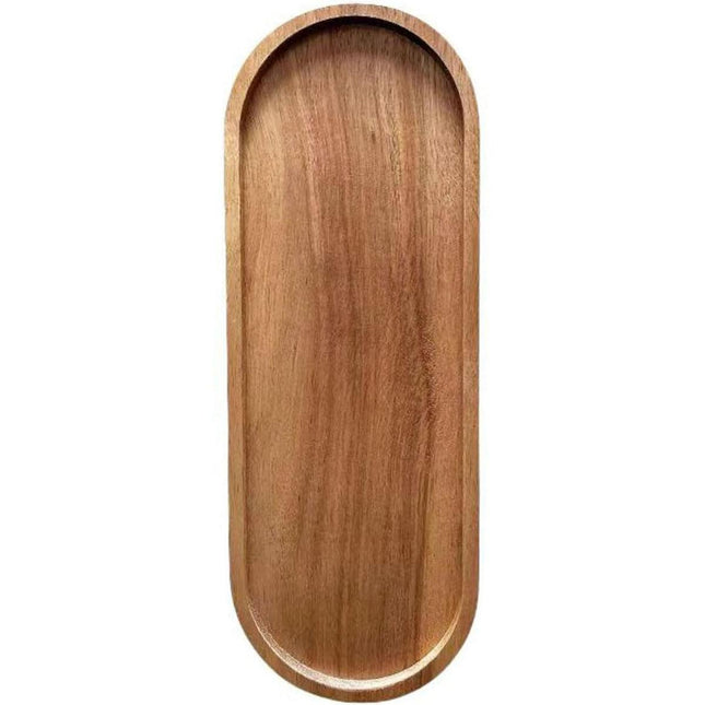 8pcs Wooden Cake Tray Home Serving Tray for Treats Snacks and Desserts Use