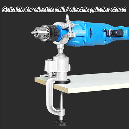 Rotary Bench Vice Mini Drill Clamp Universal Holder Workshop Bracket