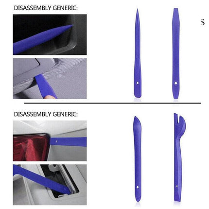 12Pcs Car Trim Removal Tool Auto Hand Tools Pry Bar Dash Panel Door Interior Kit
