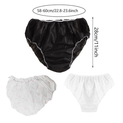 100PCS Disposable Nonwoven Sauna Spa Travel Briefs Women Thickened Panties