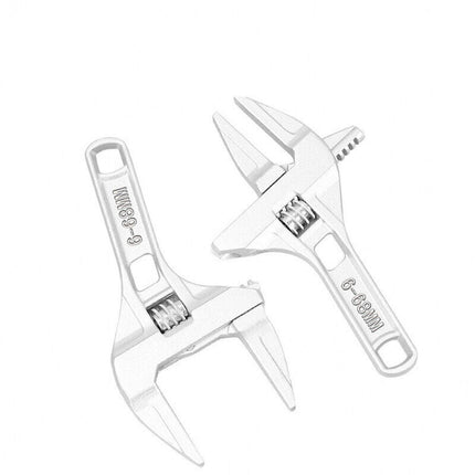 Wide Jaw Wrench Shifter Spanner 6-68Mm Adjustable Light Duty Key Hand Tool Light
