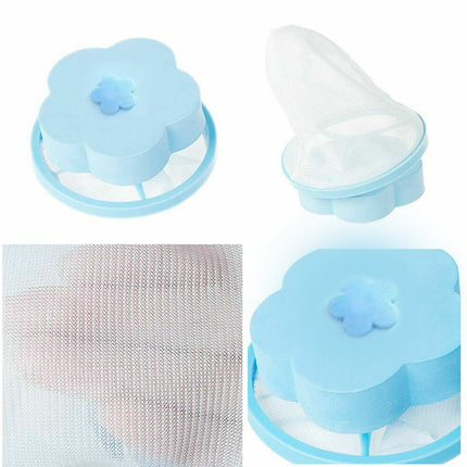 5X Washing Machine Filter Bag Floating Lint Hair Catcher Mesh Pouch Laundry Tool
