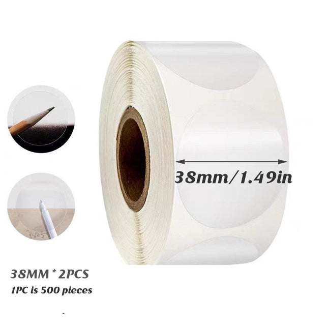 2pcs Transparent Seal Stickers Self Adhesive Roll Envelope Gift Decoration Label