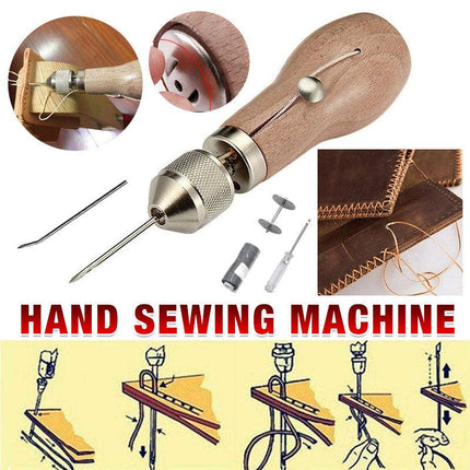 Hand Sewing Awl Kit for Leather Canvas and Heavy Fabric Repairs