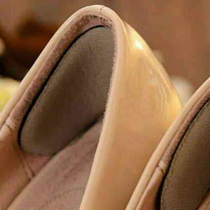 5 Pairs Sticky Fabric Shoe Pads Cushion Liner Grips Back Heel Inserts Insoles