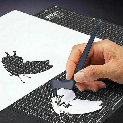360-Degree Rotating Craft Cutting Tool with Precision Blade for Craft Art
