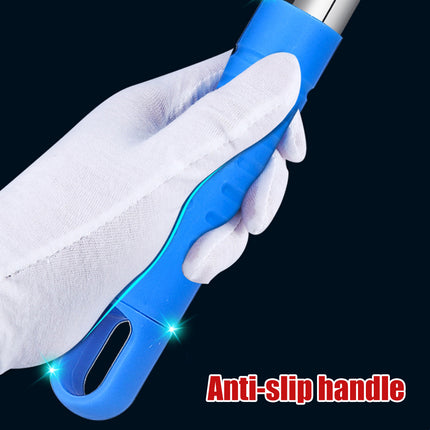 Extended Flat Mop 90cm Head Stainless Steel 126cm Handle 180 Rotating for Floor