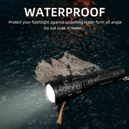 1600lm Cree L2 LED Tactical Flashlight USB Rechargeable Camping Hunting Torch