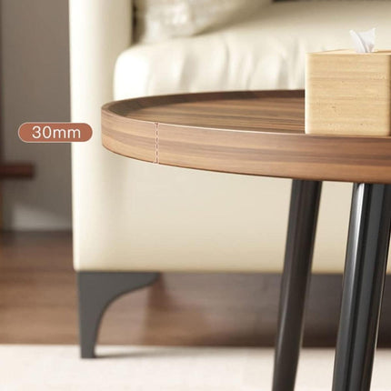 2Pack Smooth Glossy Coffee Table Nesting Side End Table Living Room Furniture