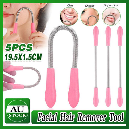 5X Hair Epilator Threading Facial Remover Roller Spring Face Smooth Tool Beauty - Aimall