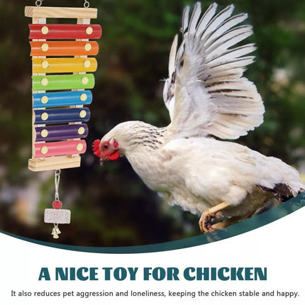 5pcs Chicken Toys Climbing Ladder Swing Hanging Toy for Hens and Poultry Play