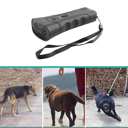 Ultrasonic Dog Repeller Device Anti Dog Approaching Trainer Tool Outdoor Control