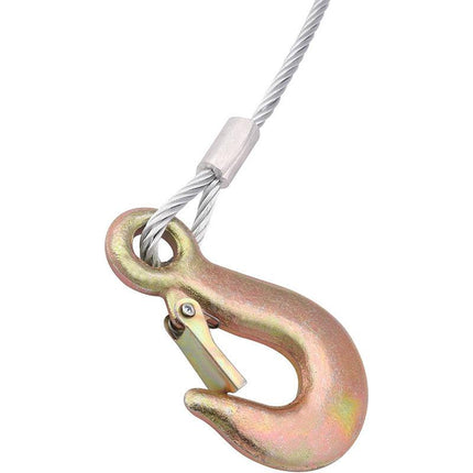 1200 lbs Hand Winch 8M Steel Wire Rope Hand Winch Manual Car Boat Trailer Camper