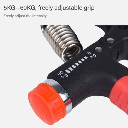 Adjustable Power Hand Grip Forearm Exerciser Gripper Strengthener Trainer 5-60Kg
