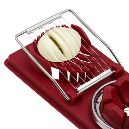 5PCS Multi-Functional Egg Slicer Two-in-One Cutter Household Kitchen Tool