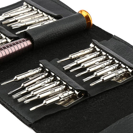 25 in 1 Precision Screwdriver Set Mini Repair Tool Kit for Phone Glasses Watch