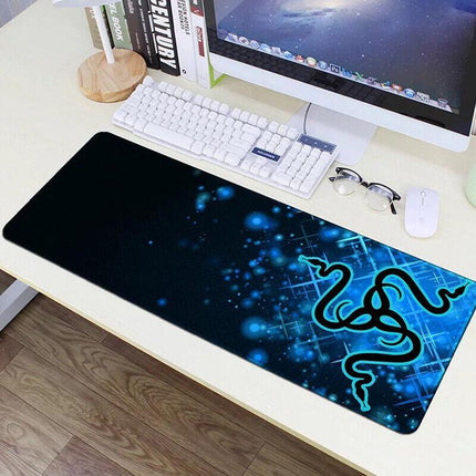 Gaming Keyboard and Mouse Pad Extended Desk Mat 800x300mm Non Slip Base