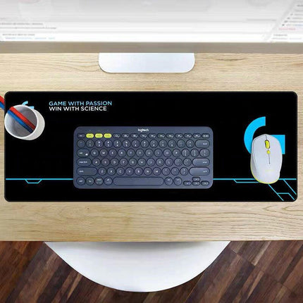 Logitech Gaming Mouse Pad Non-Slip Comfortable Mat Rubber Base Soft Cloth Black
