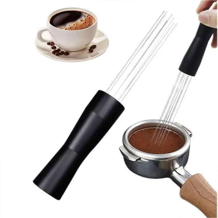 Stainless Steel Coffee Distributor Needle Espresso Stirring Tool Powder Tamper