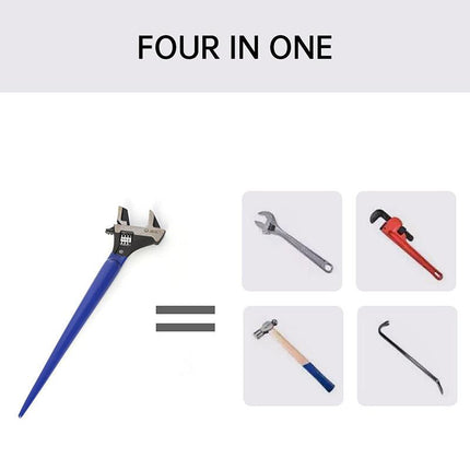 4 in 1 Multi Function Adjustable Wrench Tool Heavy Duty Mechanic Wrench Set