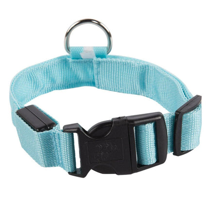 S Size USB Rechargeable LED Dog Collar Nylon Glow Flashing Light Up Safety Pet Collars