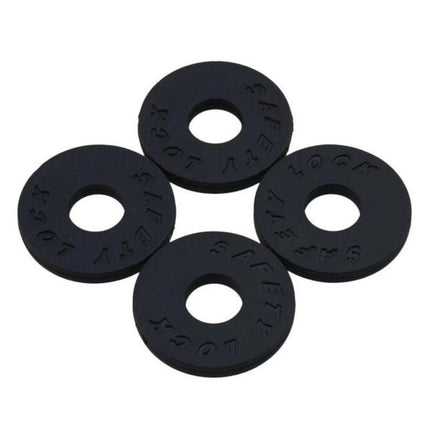 10X Black Guitar Strap Locks Blocks Anti Slip For Acoustic Electric Guitar Bass - Aimall