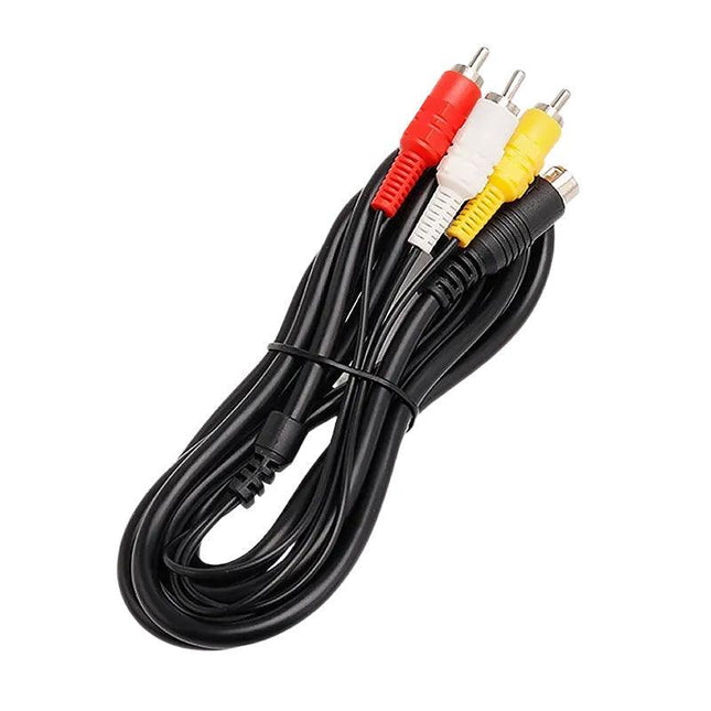 TV AV RCA Audio Video Cable Lead Cord Adapter for SEGA Mega Drive 2 3 Console - Aimall