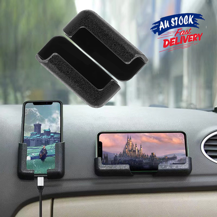 2/4/6x Self Adhesive Dashboard Mount Car Phone Adjustable Width CellPhone holder