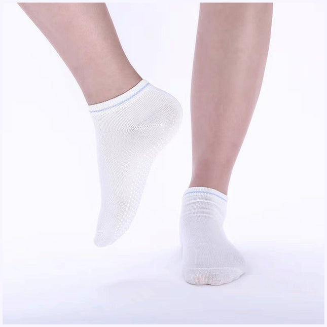 3 Pairs Ladies Women Sports Cotton Rich Pilates Yoga Non-Slip Grip Socks