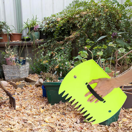 2pcs Outdoor Leaf Clip Plastic Rake Garden Tools Collecting Leaves Yard Cleanup