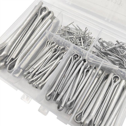 230PCS Galvanized Iron Cotter Pin Assortment Set Split Pin Value