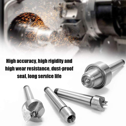 4pcs Woodworking Lathe Center Set Rotary Live Center Tool Kit Turning Machine