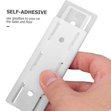 4Pcs Magic Power Strip Plug Holder Seamless Punch-Free Socket Sticker Wall Fixer