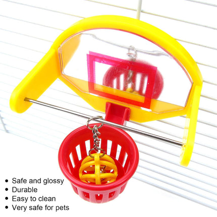 Parrot Bird Toy Training Basketball Intelligence Training Toy Small Medium Birds
