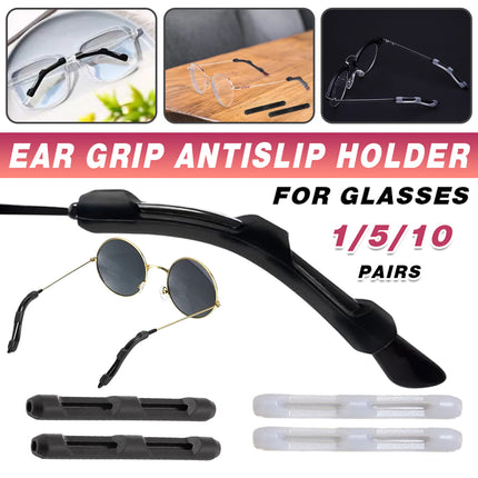Silicone Glasses Temple Hook Tip Eyeglasses Ear Grip Anti Slip Holder Spectacle