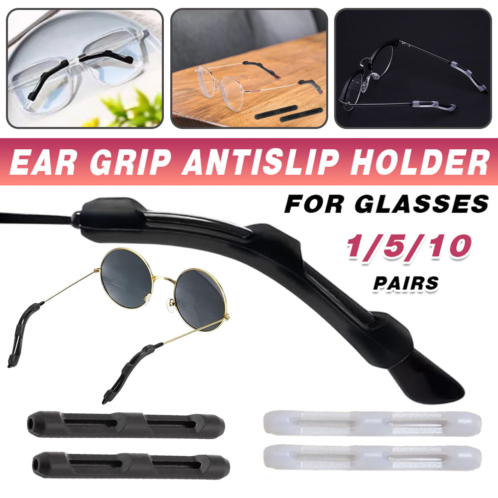 Spectacle Grip Silicone Glasses Temple Hook Tip Eyeglasses Ear Grip Anti Slip Holder ...