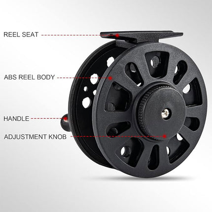 Plastic Front Wheel Fishing Gear Fly Fishing Tool Lightweight Fishing Accessory