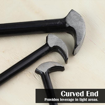 3pcs Mini Crowbar Tool Set Double Head Nail Puller Screwdriver Disassembly Tools