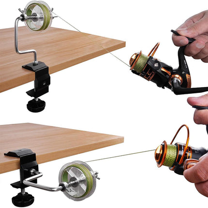 Fishing Line Winder Spooler Reel Spooling Station Portable Tackle Tool System