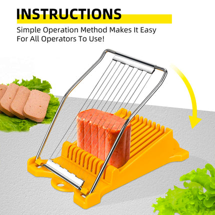 Home Kitchen Slicer Stainless Steel Blade Durable Multifunctional Easy to Clean