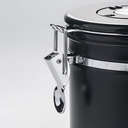 Coffee Bean Sealed Jar Storage Jar For Tea Powder With A Schedule And Spoon