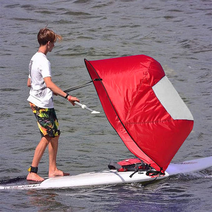 Portable Boat Sail Kayak Sail Folding Nautical Sailing Accessory Water Sports