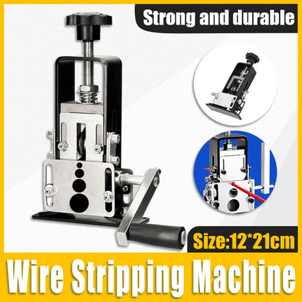 Wire Stripping Machine Manual Small Size Cable Stripper Copper Removal Tool Home