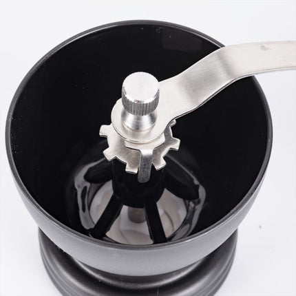 Manual Coffee Bean Grinder Glass Hand Crank Portable Grinding Mill for Home Use