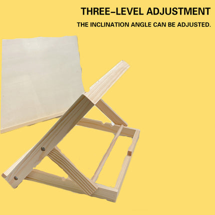 Desktop Solid Wood Easel Adjustable Wood Desk Table Easel Durable for Draw