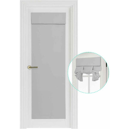 Self Adhesive Door Curtain with Velcro Blackout Thermal Privacy Shade