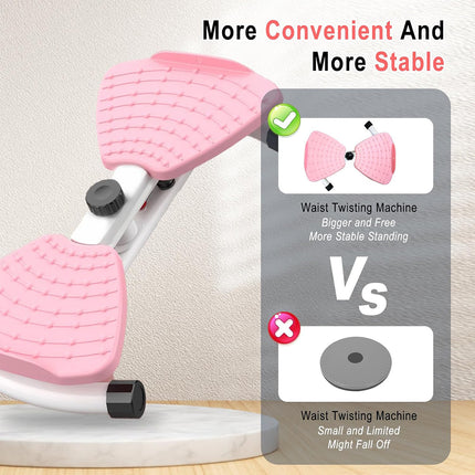 Fitness Twist Machine Non Slip for Core Strength Training Weight Loss Home Gym