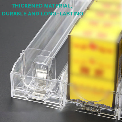 4pcs Supermarket Cigarette Pusher Acrylic Display Stand with Buckle Connector